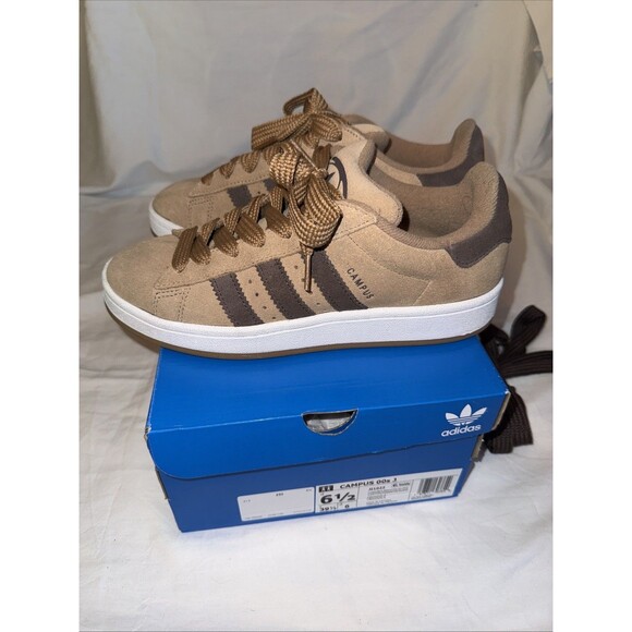 Adidas Originals Campus 00s Unisex Brown Trainers Sneakers JI1022 6.5 Y - Picture 3 of 9